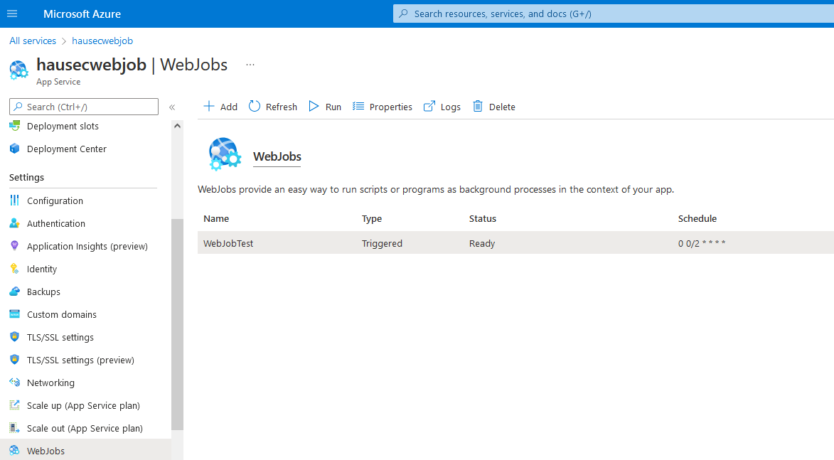 webjob